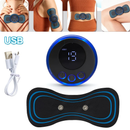 Mini Massageador(EMS) Cervical Elétrico para Pescoço – Alívio de Tensão e Dor Muscular, Portátil e Recarregável