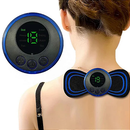 Mini Massageador(EMS) Cervical Elétrico para Pescoço – Alívio de Tensão e Dor Muscular, Portátil e Recarregável