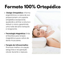 Travesseiro Magnético ALTO ORTOPEDICO Massageador Confortável Terapeutico Luxo