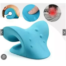 Relaxante para pescoço e ombro, dispositivo de tração cervical para alívio da dor e alinhamento da coluna cervical, travesseiro quiroprático