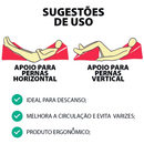 Travesseiro Encosto Triangular Anatômico Ortopédico Terapêutico Pós Cirúrgico 43x33x51