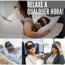 Mascara De Dormir Tapa Olhos 3D Blackout Super Confortavel Com Espuma Tecido Esportivo Frio - RESPIRAV