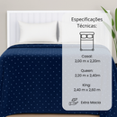 Manta Cobertor Microfibra Casal Queen King Quentinha Antialérgico Poá Habitat