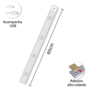 Luminária LED com Sensor de Movimento para Armários e Ambientes