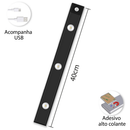 Luminária LED com Sensor de Movimento para Armários e Ambientes