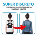 Cinta de Correção Postural Unissex Alinha Coluna Ajusta Postura homem e mulher